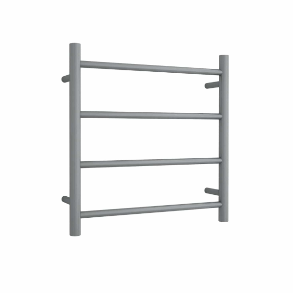 Thermorail 240V Round 550 Ladder Heated Towel Rail - SR25MGM Gun Metal