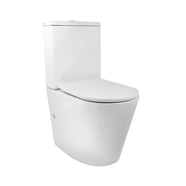 Decina Renee Rimless Uni Back-to-Wall Toilet Suite - RETSWFS