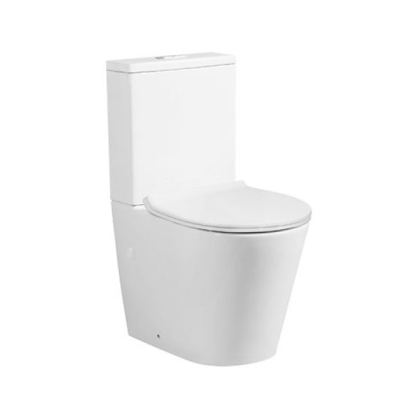 Decina Fabrino Rimless Uni Back-to-Wall Toilet Suite - FATSWFR