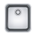 Franke Bell BCX210-38 Topmount/Undermount Single Bowl Sink - Stainless Steel - BCX21038