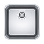 Franke Bell BCX210-42 Single Bowl Sink Topmount or Undermount - Stainless Steel - BCX21042