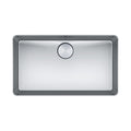 Franke Mythos MYX210-70FPC Single Bowl Topmount or Flushmount Sink - Includes Drainer, Rollamat & Remote Waste - MYX21070FPC