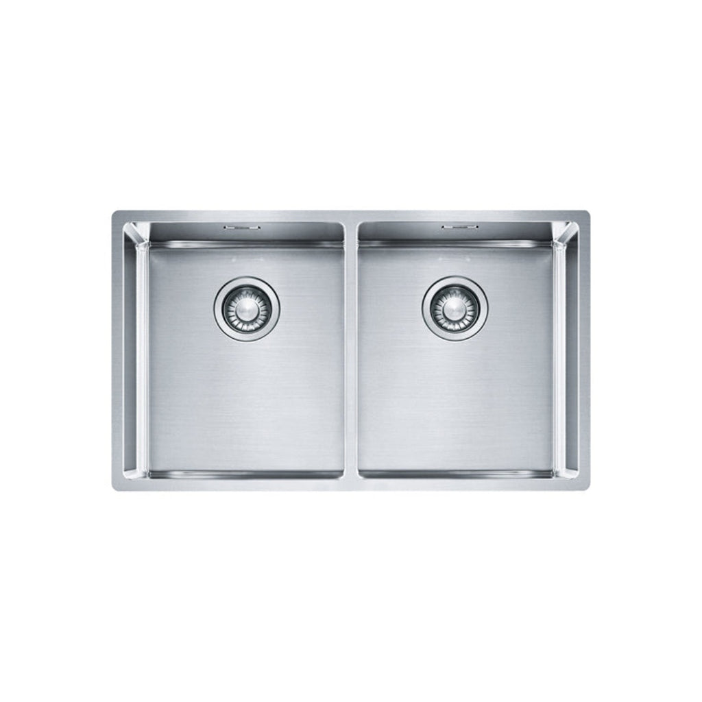 Franke Bolero BOX220-36 Double Bowl Sink Topmount, Undermount, Flushmount - Stainless Steel - BOX22036