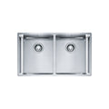 Franke Bolero BOX220-36 Double Bowl Sink Topmount, Undermount, Flushmount - Stainless Steel - BOX22036