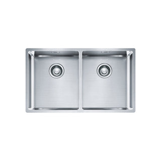 Franke Bolero BOX220-36 Double Bowl Sink Topmount, Undermount, Flushmount - Stainless Steel - BOX22036