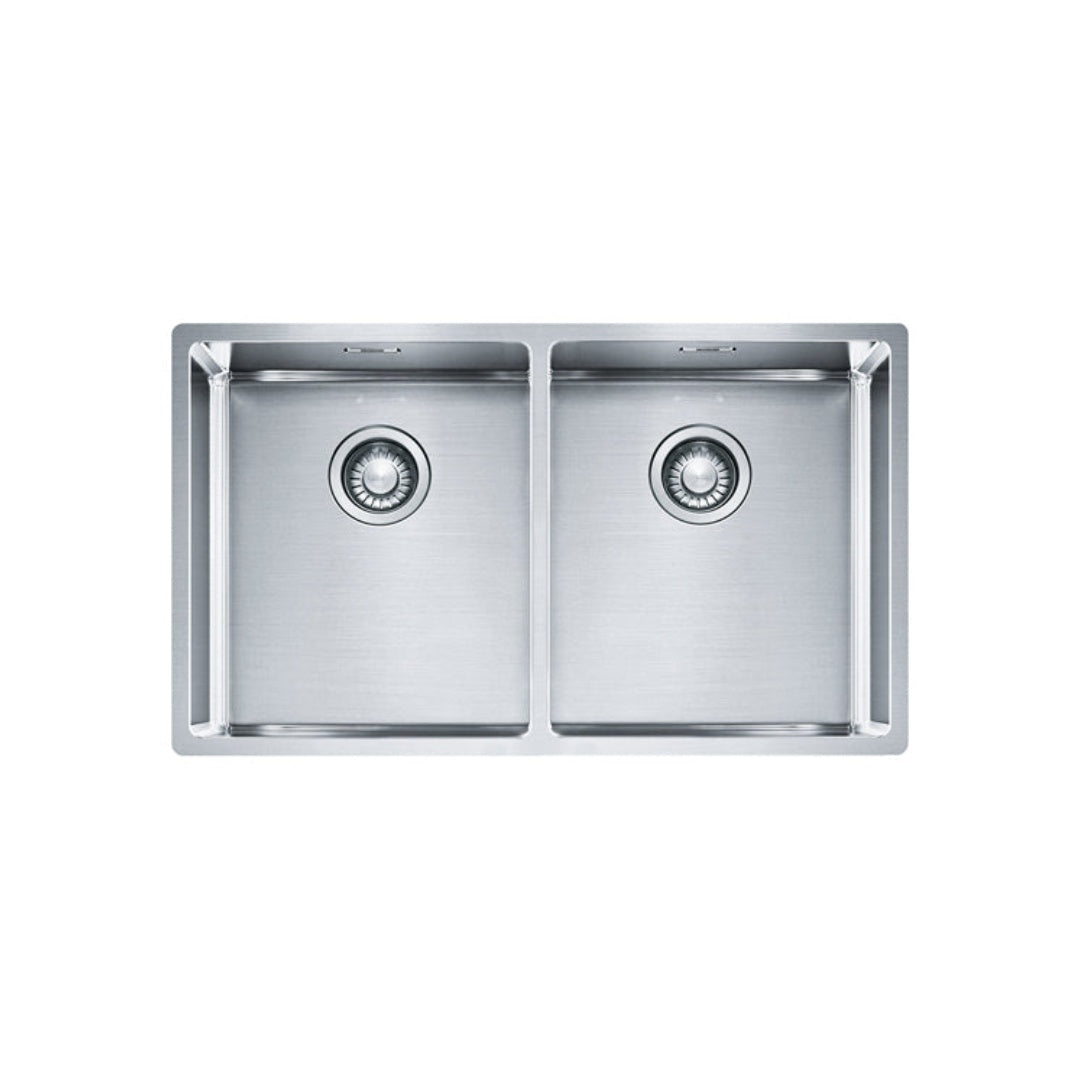 Franke Bolero BOX220-36 Double Bowl Sink Topmount, Undermount, Flushmount - Stainless Steel - BOX22036