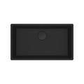 Franke Maris MRG610-72FPC-MB Single Bowl Topmount Sink - (Includes Extension Drainer) Matte Black - MRG61072MBFPC