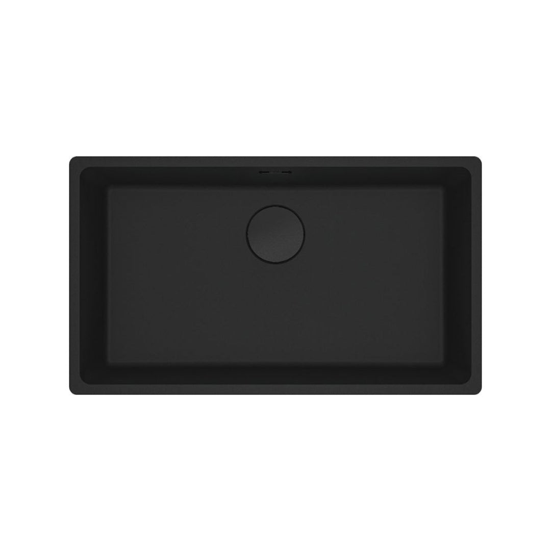 Franke Maris MRG610-72FPC-MB Single Bowl Topmount Sink - (Includes Extension Drainer) Matte Black - MRG61072MBFPC