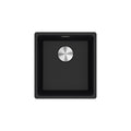 Franke Maris MRG610-37FPC-ON Topmount Single Bowl Sink - (Includes Extension Drainer) Onyx - MRG61037ONFPC