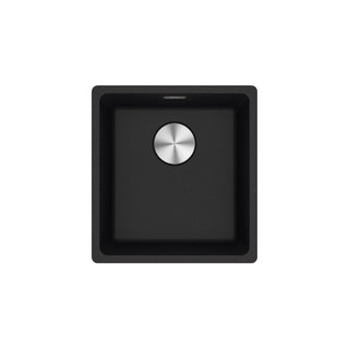 Franke Maris MRG610-37FPC-ON Topmount Single Bowl Sink - (Includes Extension Drainer) Onyx - MRG61037ONFPC