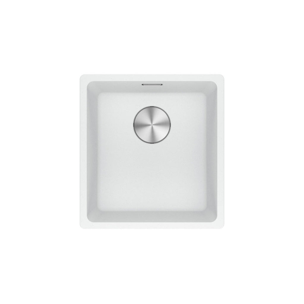 Franke Maris MRG610-37FPC-PW Topmount Single Bowl Sink - Polar White (Includes Drainer) - MRG61037PWFPC