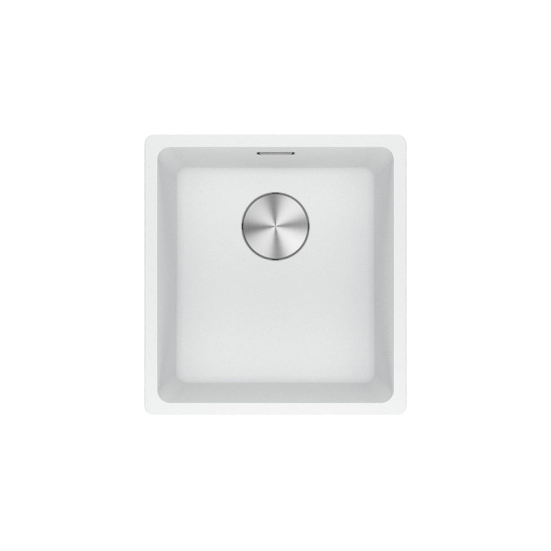 Franke Maris MRG610-37FPC-PW Topmount Single Bowl Sink - Polar White (Includes Drainer) - MRG61037PWFPC