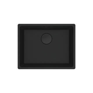 Franke Maris MRG610-52FPC-MB Topmount Single Bowl Sink - (Includes Extension Drainer) Matte Black - MRG61052MBFPC