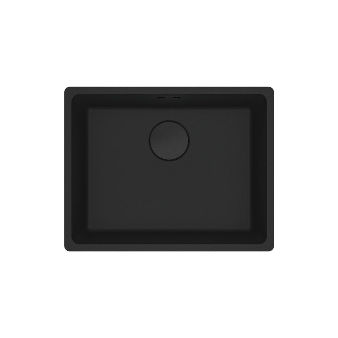 Franke Maris MRG610-52FPC-MB Topmount Single Bowl Sink - (Includes Extension Drainer) Matte Black - MRG61052MBFPC