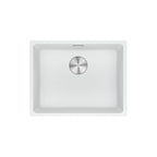 Franke Maris MRG610-52FPC-PW Single Bowl Topmount Sink - (Includes Extension Drainer) Polar White - MRG61052PWFPC