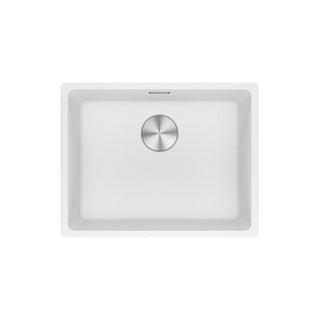 Franke Maris MRG610-52FPC-PW Single Bowl Topmount Sink - (Includes Extension Drainer) Polar White - MRG61052PWFPC
