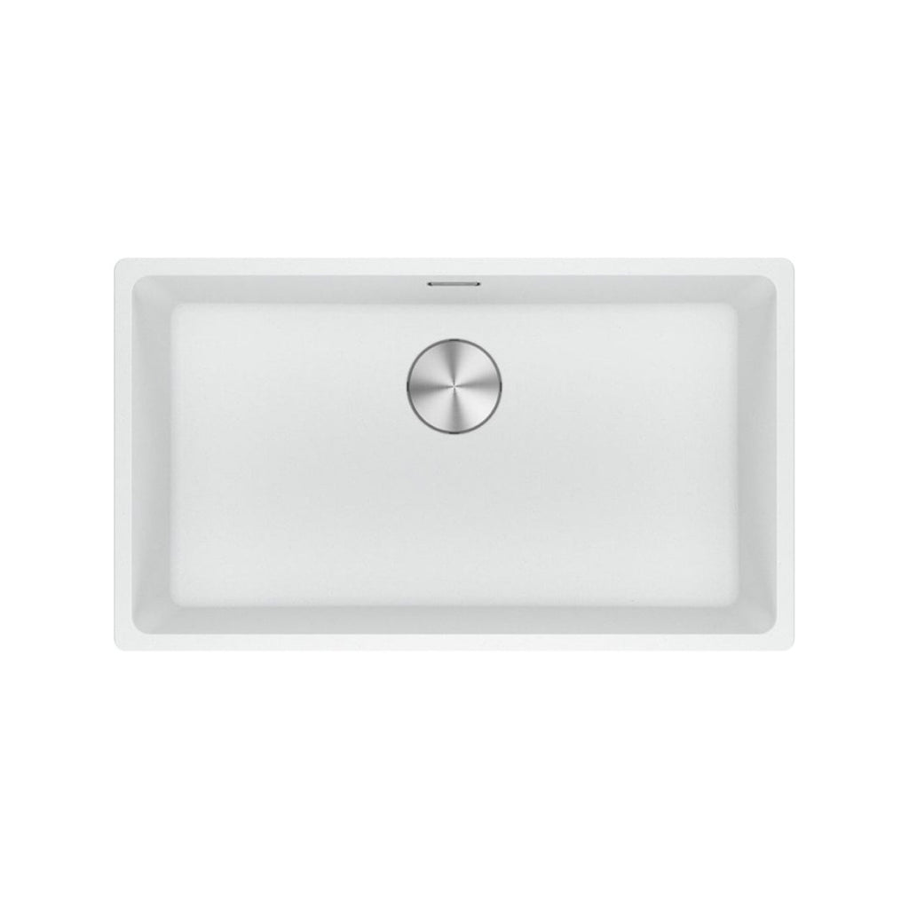 Franke Maris MRG610-72FPC-PW Single Bowl Topmount Sink - (Includes Extension Drainer) Polar White - MRG61072PWFPC