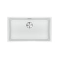 Franke Maris MRG610-72FPC-PW Single Bowl Topmount Sink - (Includes Extension Drainer) Polar White - MRG61072PWFPC