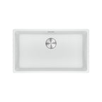 Franke Maris MRG610-72FPC-PW Single Bowl Topmount Sink - (Includes Extension Drainer) Polar White - MRG61072PWFPC
