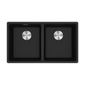 Franke Maris Undermount/Flushmount Double Bowl Sink - MRG120-35-35ON Onyx - MRG12035ONB