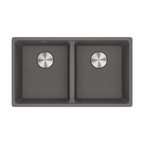 Franke Maris Flushmount Double Bowl Sink - MRG120-35-35SG Stone Grey - MRG12035SGB