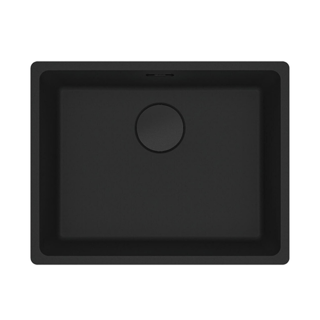 Franke Maris Undermount/Flushmount Single Bowl Sink - MRG21052MB-B Matte Black - MRG21052MBB