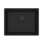 Franke Maris Undermount/Flushmount Single Bowl Sink - MRG21052MB-B Matte Black - MRG21052MBB