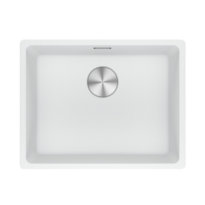 Franke Maris Undermount/Flushmount Single Bowl Sink - MRG21052PW-B Polar White