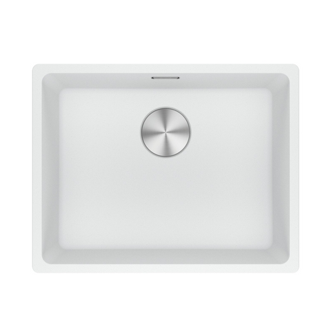 Franke Maris Undermount/Flushmount Single Bowl Sink - MRG21052PW-B Polar White