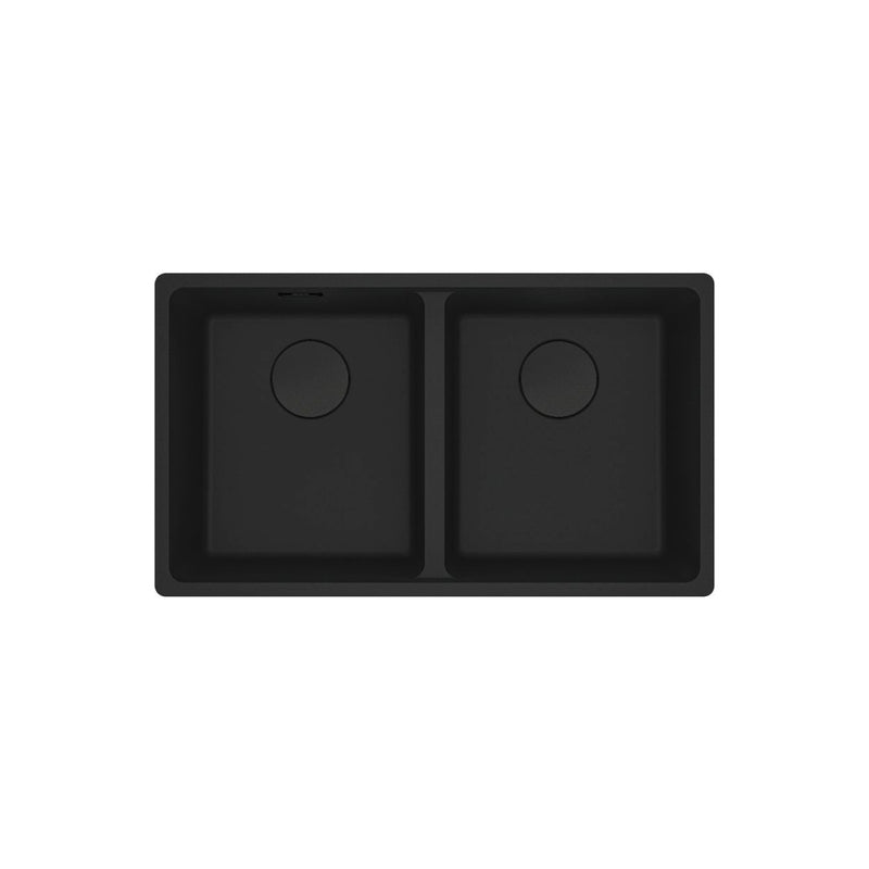 Franke Maris MRG120-35MB-FPC Undermount Double Bowl Sink (Includes Drainer) - Matte Black