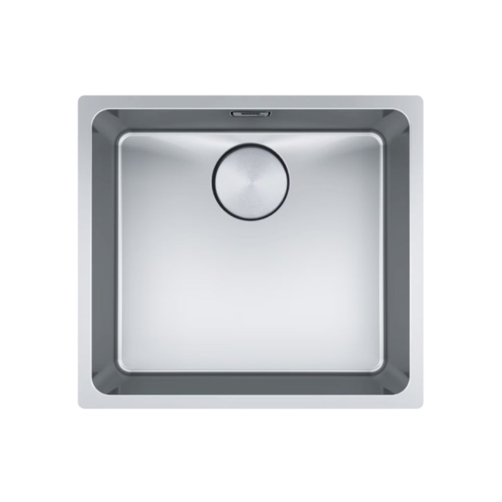 Franke Mythos MYX110-45FPC Single Bowl Undermount Sink - (Includes Extension Drainer, Rollamat & Remote Waste) - MYX11045FPC