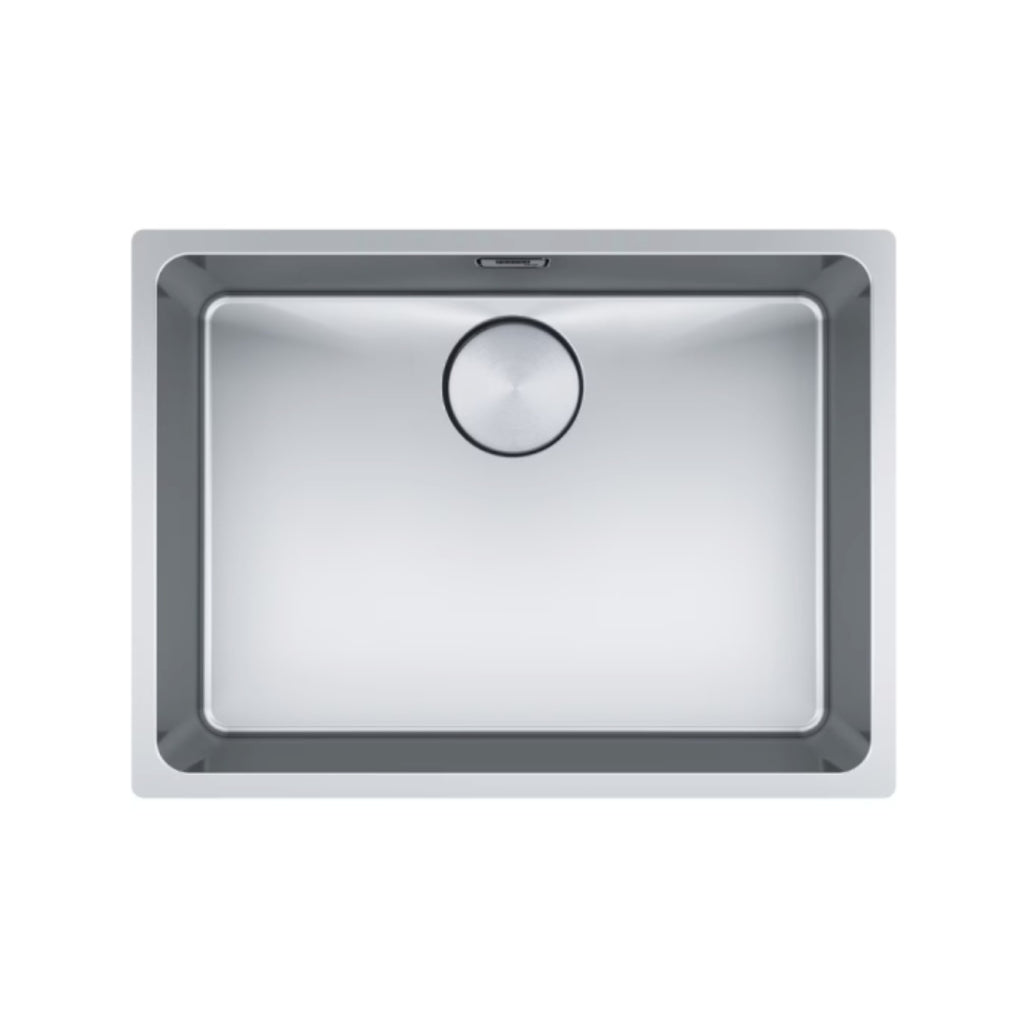 Franke Mythos MYX110-55FPC Single Bowl Undermount Sink Package - (Includes Extension Drainer, Rollamat, Remote Waste) - MYX11055FPC