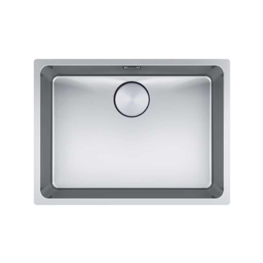 Franke Mythos MYX110-55FPC Single Bowl Undermount Sink Package - (Includes Extension Drainer, Rollamat, Remote Waste) - MYX11055FPC