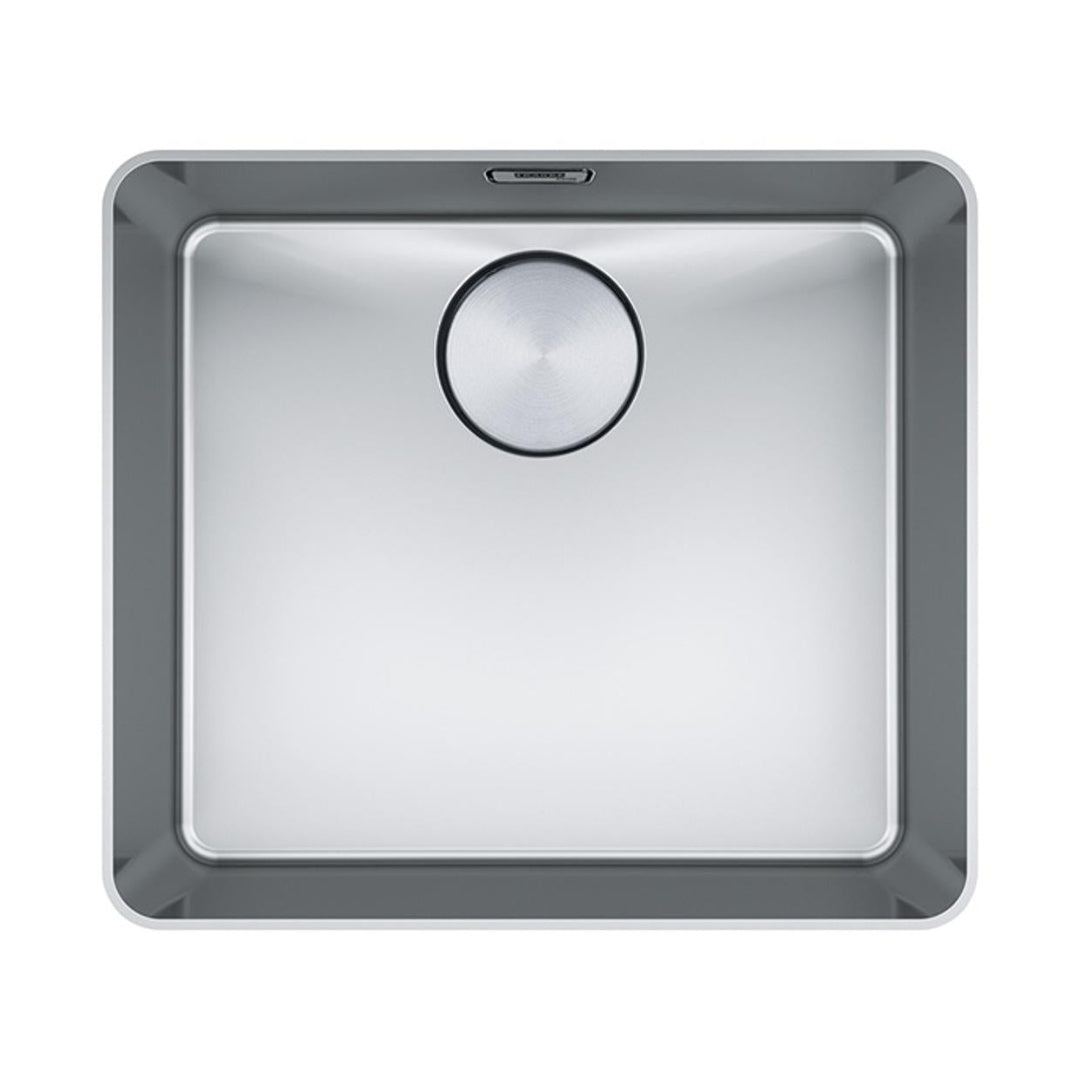 Franke Mythos MYX210-45FPC Single Bowl Sink - Includes Drainer, Rollamat & Remote Waste - MYX21045FPC