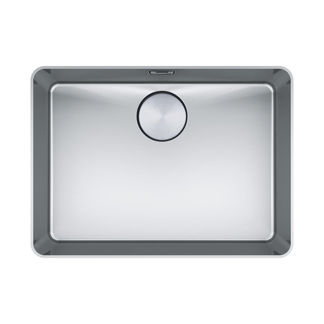 Franke Mythos MYX210-55FPC Single Bowl Sink - Includes Drainer, Rollamat & Remote Waste - MYX21055FPC