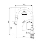 Franke TA7791MB Pull-Out Kitchen Mixer - Matte Black