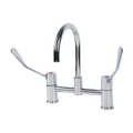 Gentec Zero Lead 316 Stainless Steel 150mm Gooseneck Tap Set - GPCL15015
