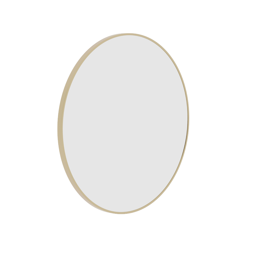 Thermogroup Ablaze Georgia Round Gold Framed Mirror - GR6060G
