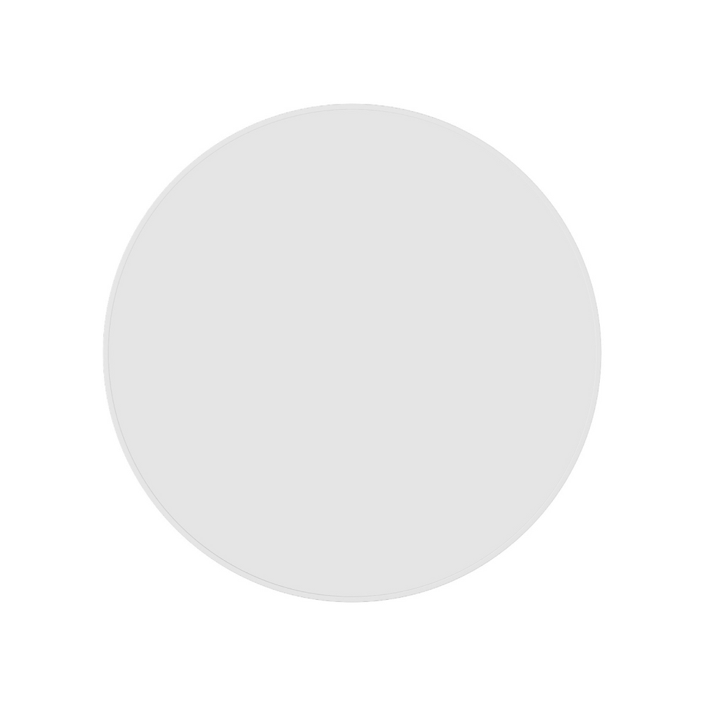 Thermogroup Ablaze Georgia Round White Framed Mirror - GR6060W