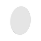 Thermogroup Ablaze Georgia Round White Framed Mirror - GR6060W