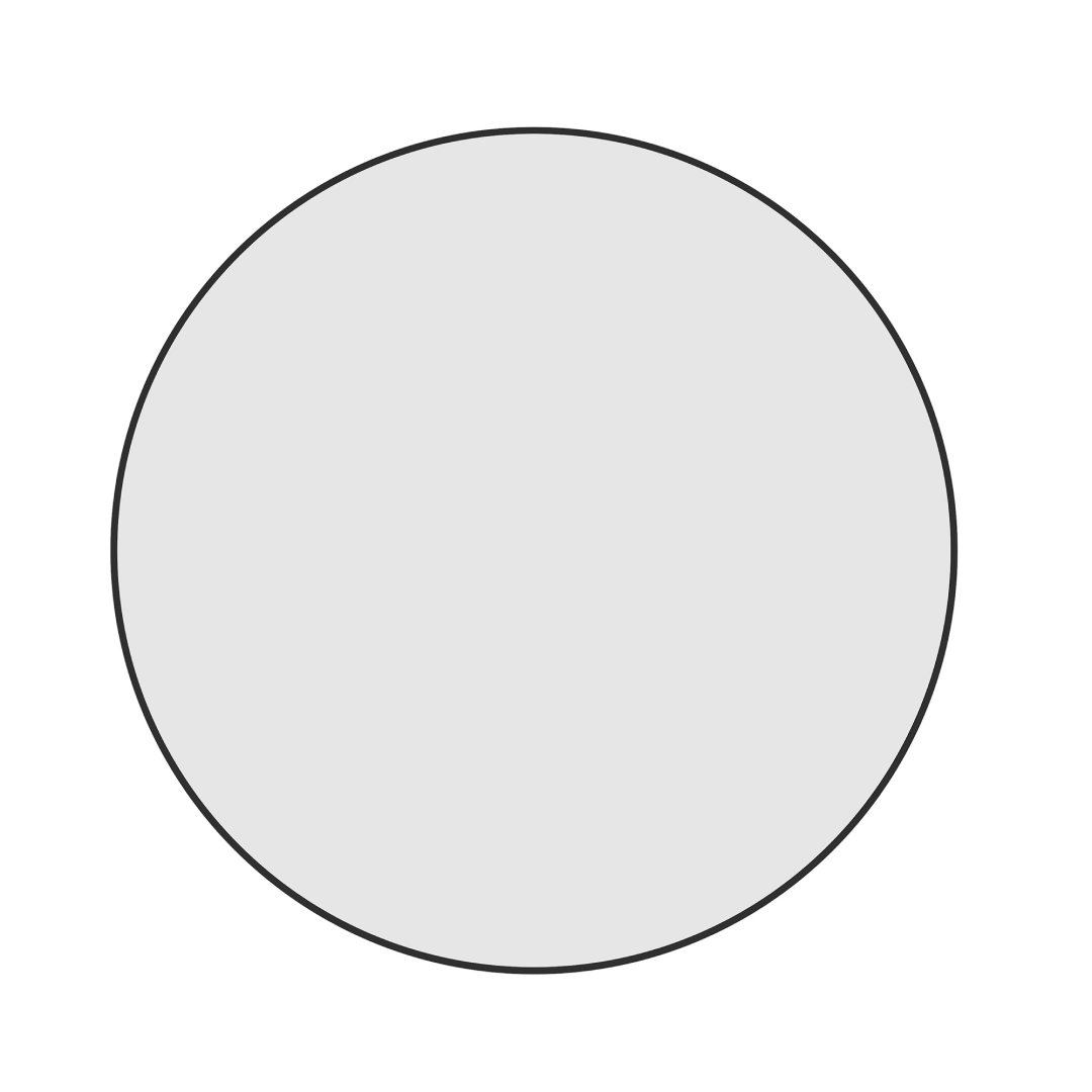 Thermogroup Ablaze Georgia Round Black Framed Mirror - GR9090B
