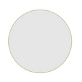 Thermogroup Ablaze Georgia Round Gold Framed Mirror - Includes Demister GR9090GD