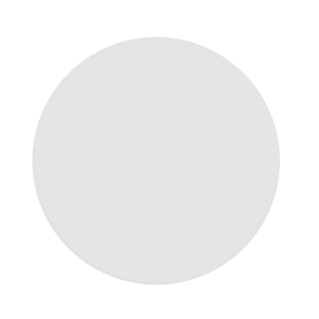 Thermogroup Ablaze Georgia Round White Framed Mirror - GR9090W