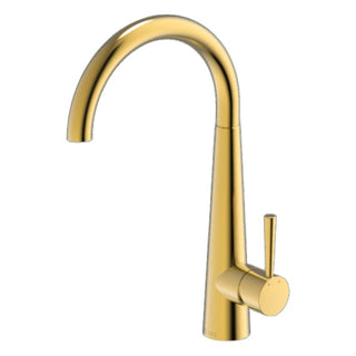 Gareth Ashton 304 Gooseneck Bar Sink Mixer - Eureka gold - BTA014-G