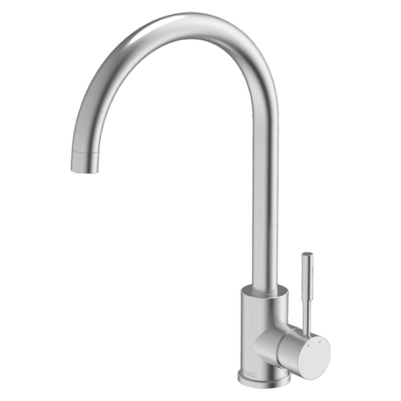 Gareth Ashton 304 Gooseneck Kitchen Mixer - Stainless Steel
