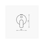 Gareth Ashton Lucia Complete Shower-Bath Diverter Mixer - Black - 3SHD-EXT-B + SHD-INT-SP-BPC