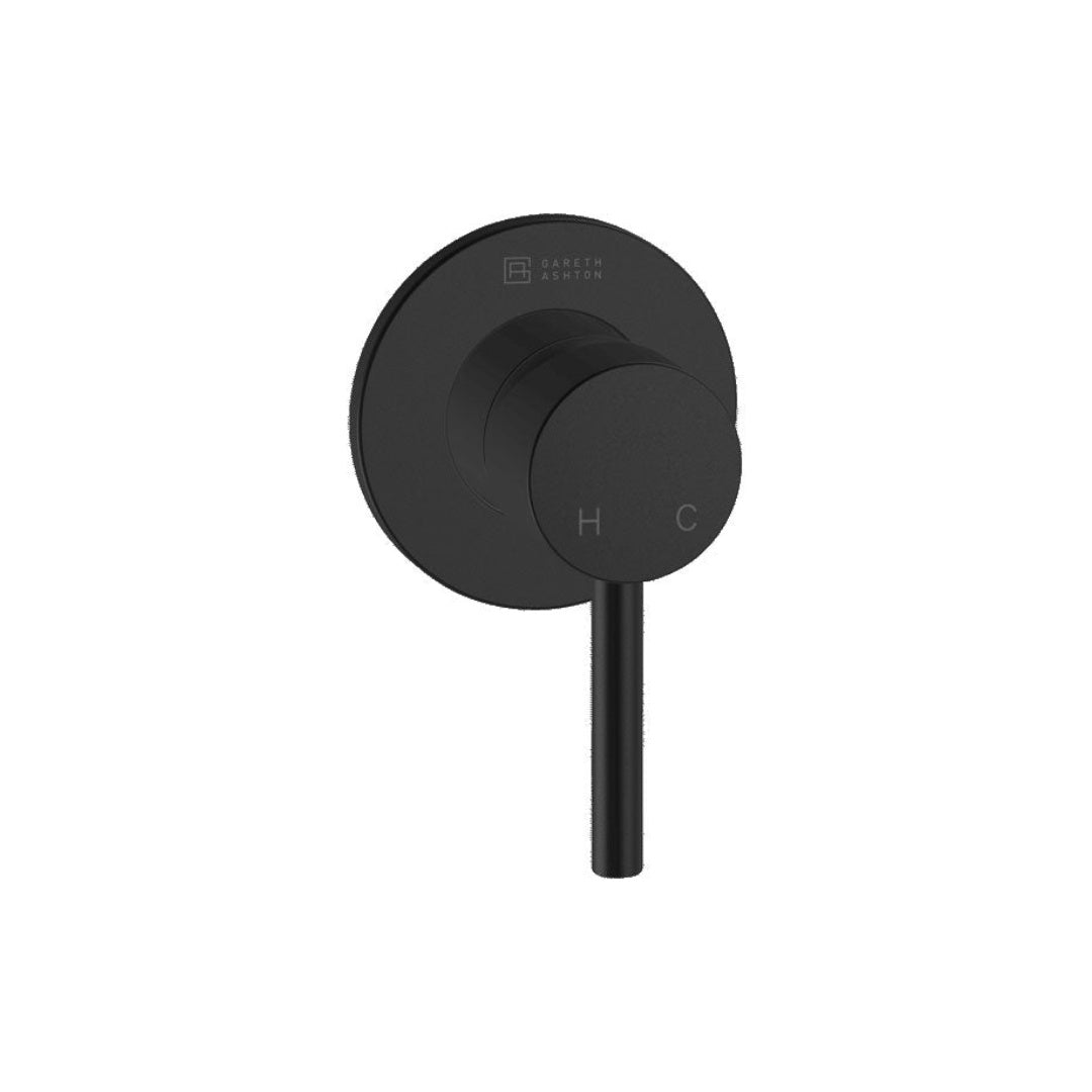 Gareth Ashton Lucia Shower Mixer External - Black - 3SH-EXT-BPC + SH-INT-BPC