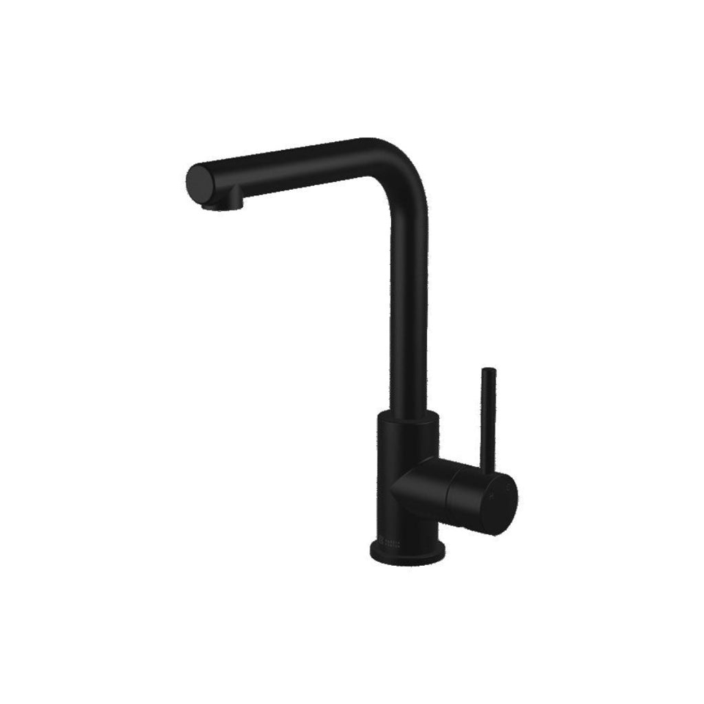 Gareth Ashton Lucia Sidelever Sink Mixer - Black - 3K2-B