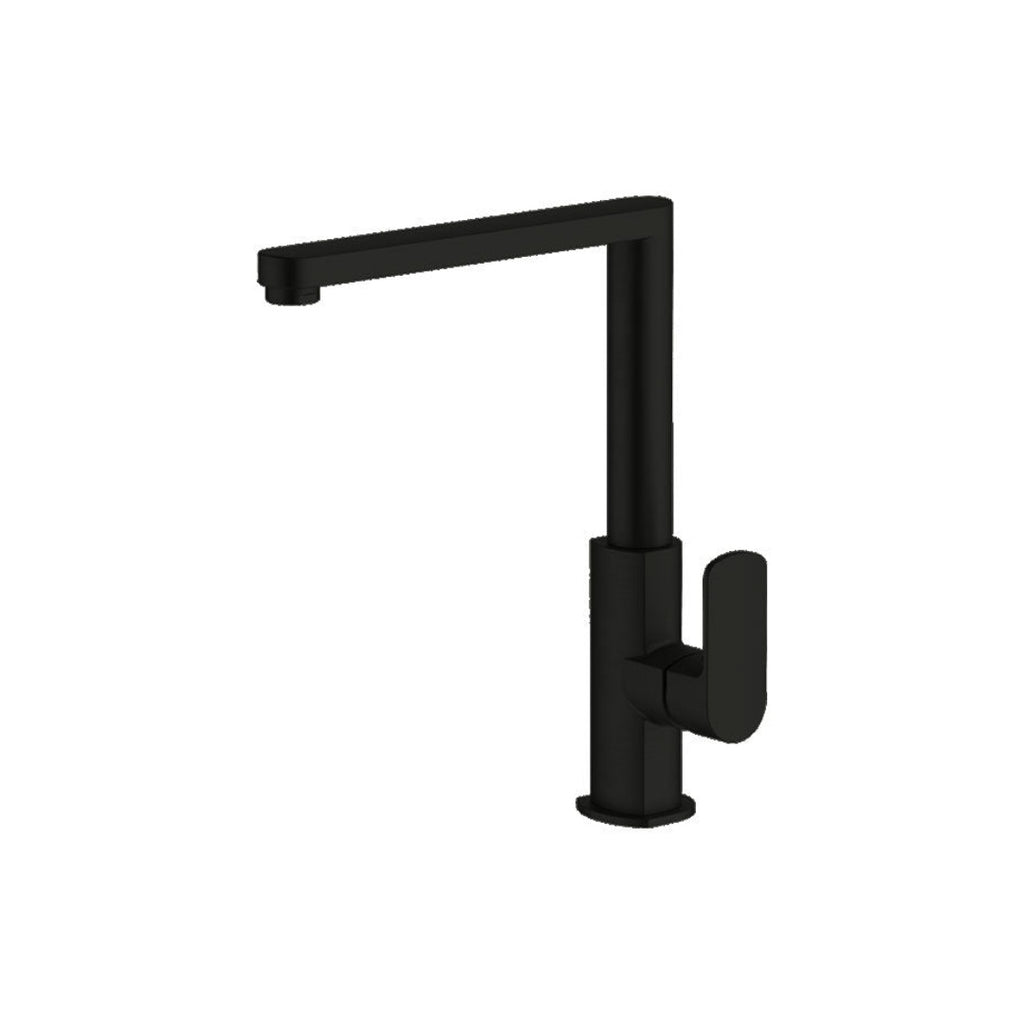 Gareth Ashton Madison Side Lever Kitchen Mixer - Black - 2K1-B