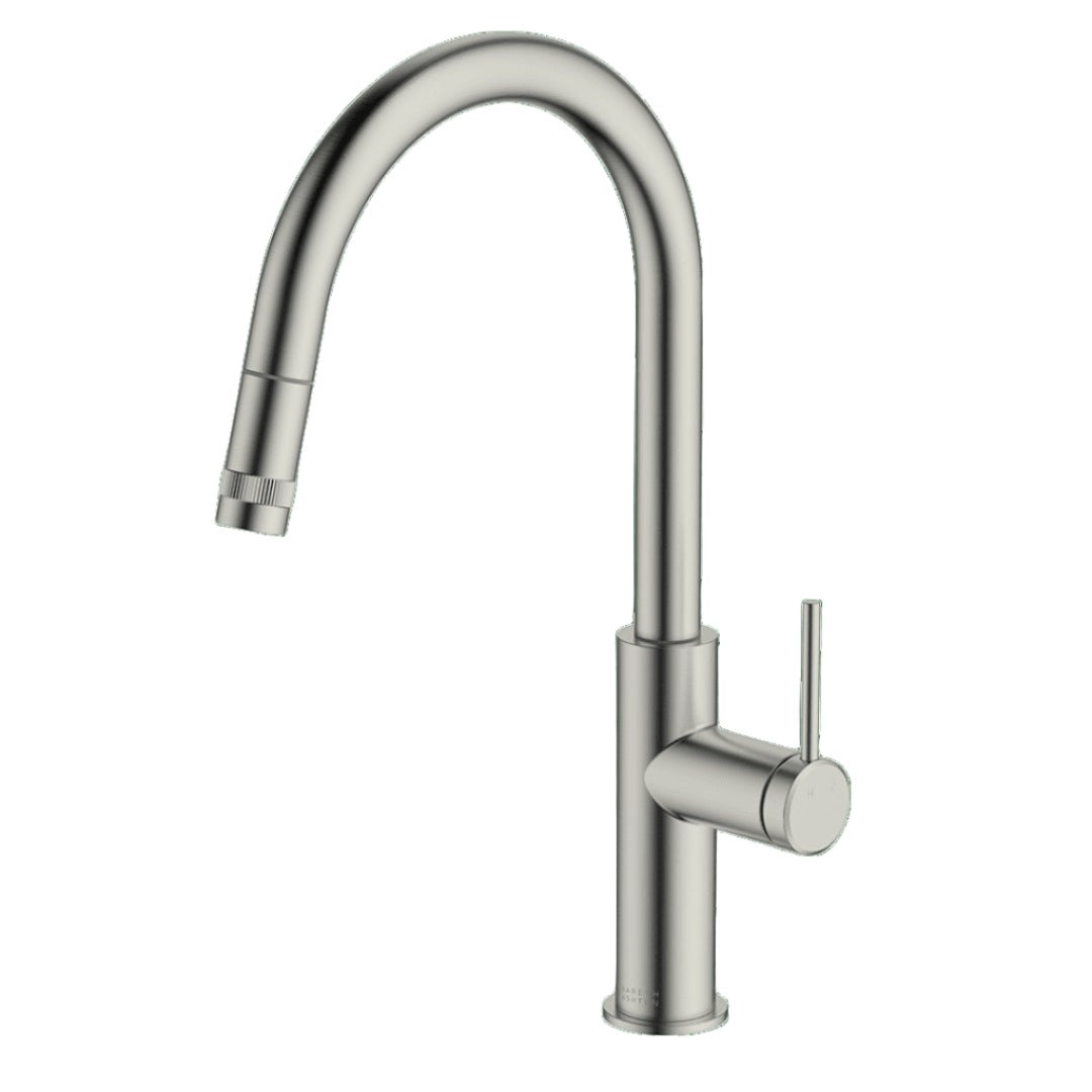 Gareth Ashton Poco Pull Out Kitchen Mixer - Brushed Nickel - 6K1-BN